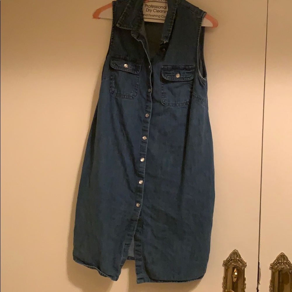 ASOS maternity denim shirt dress - Picture 4 of 5
